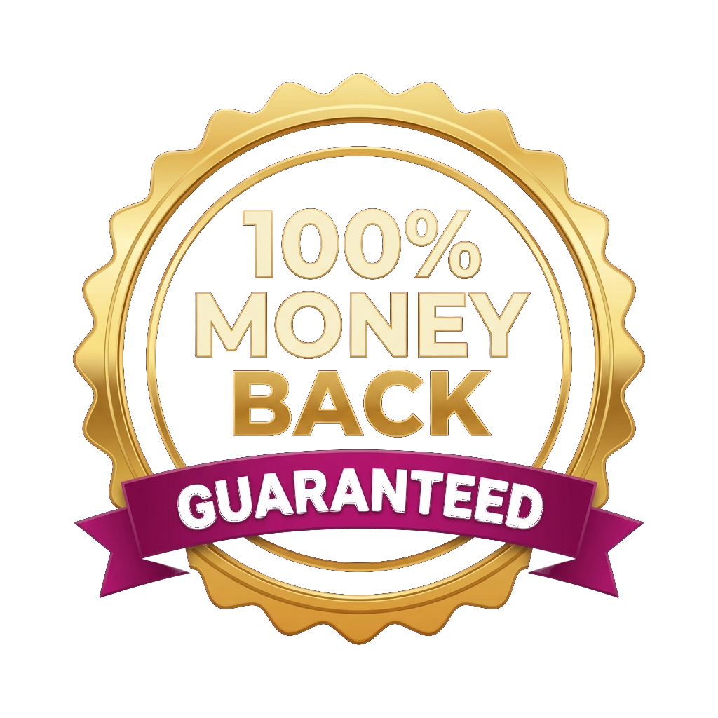 100% money-back guarantee